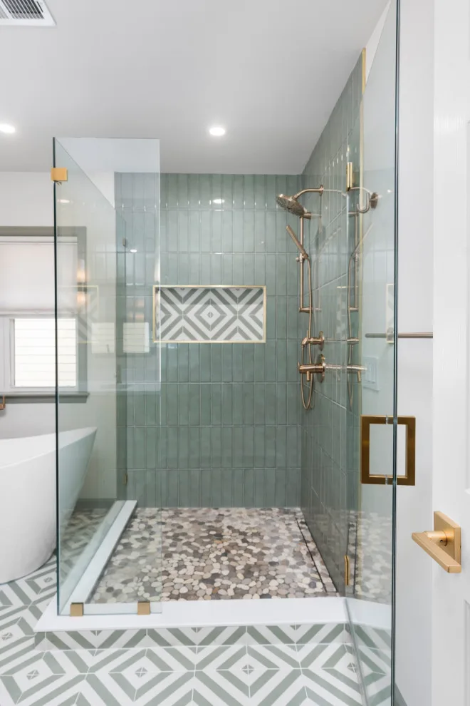 Johnson Village Main Bathroom by Casey Eves Design - Photo 9