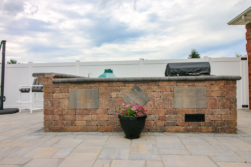 Patio, Fire Pit and Outdoor Kitchen by Lambs Lawn Service & Landscaping - Photo 5