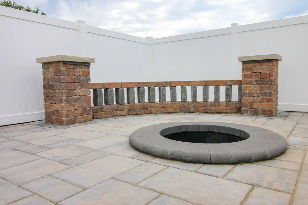 Patio, Fire Pit and Outdoor Kitchen by Lambs Lawn Service & Landscaping - Photo 11