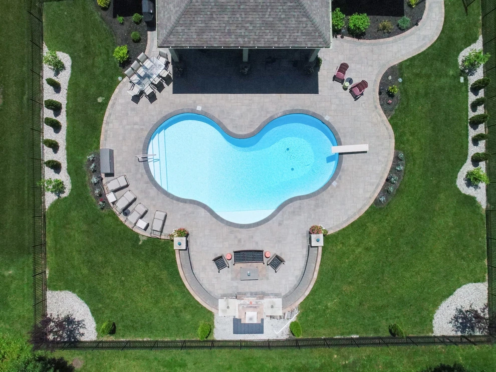 Paver Pool Deck & Fire Place by Lambs Lawn Service & Landscaping - Photo 6