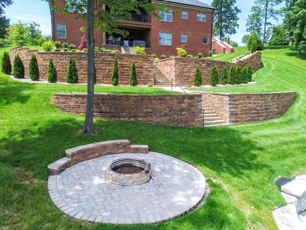 Two Tier Retaining Wall by Lambs Lawn Service & Landscaping - Photo 5