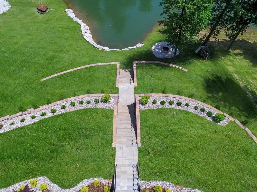 Two Tier Retaining Wall by Lambs Lawn Service & Landscaping - Photo 6