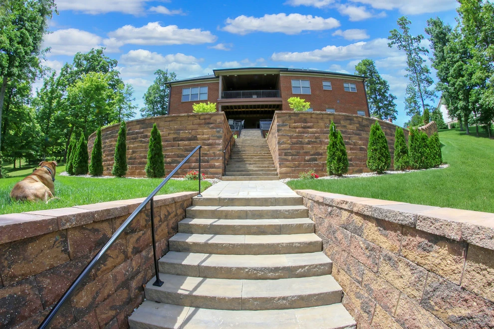 Two Tier Retaining Wall by Lambs Lawn Service & Landscaping - Photo 4