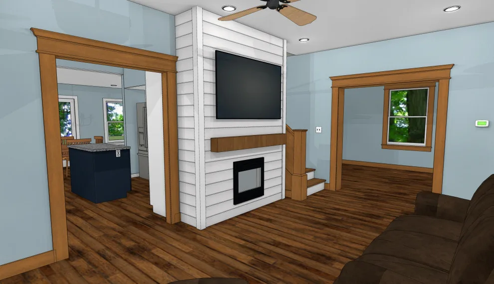 Crawfordsville Kitchen and Main Floor Renovation by Riverside Construction, LLC - Photo 9