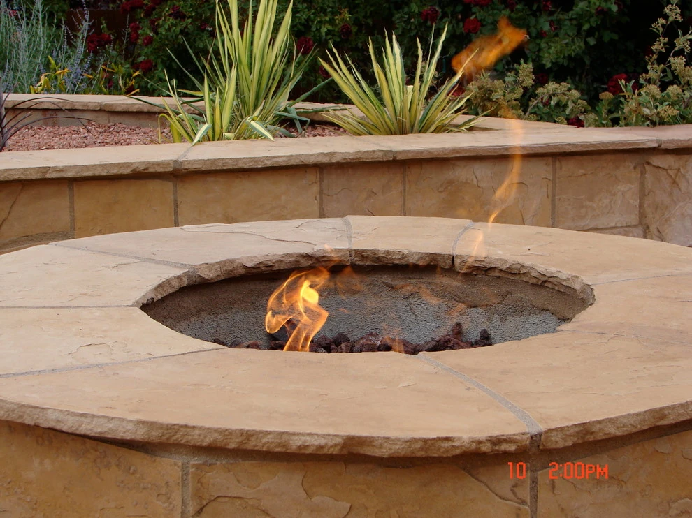 Landscape and Hardscape makeover of back yard area by Land Art Works, Inc. - Photo 3