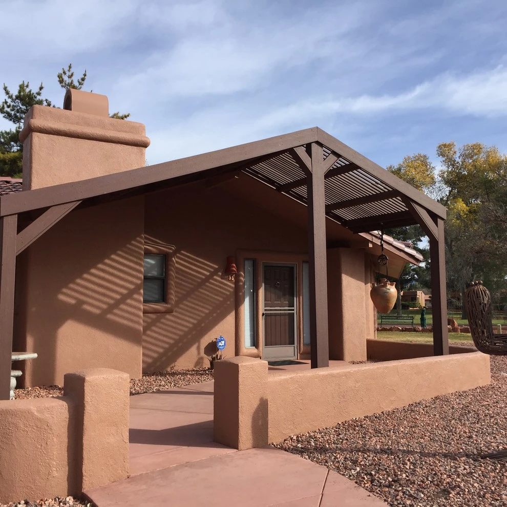 Front Entry Arbor and installation of Stone Mailbox by Land Art Works, Inc. - Photo 2