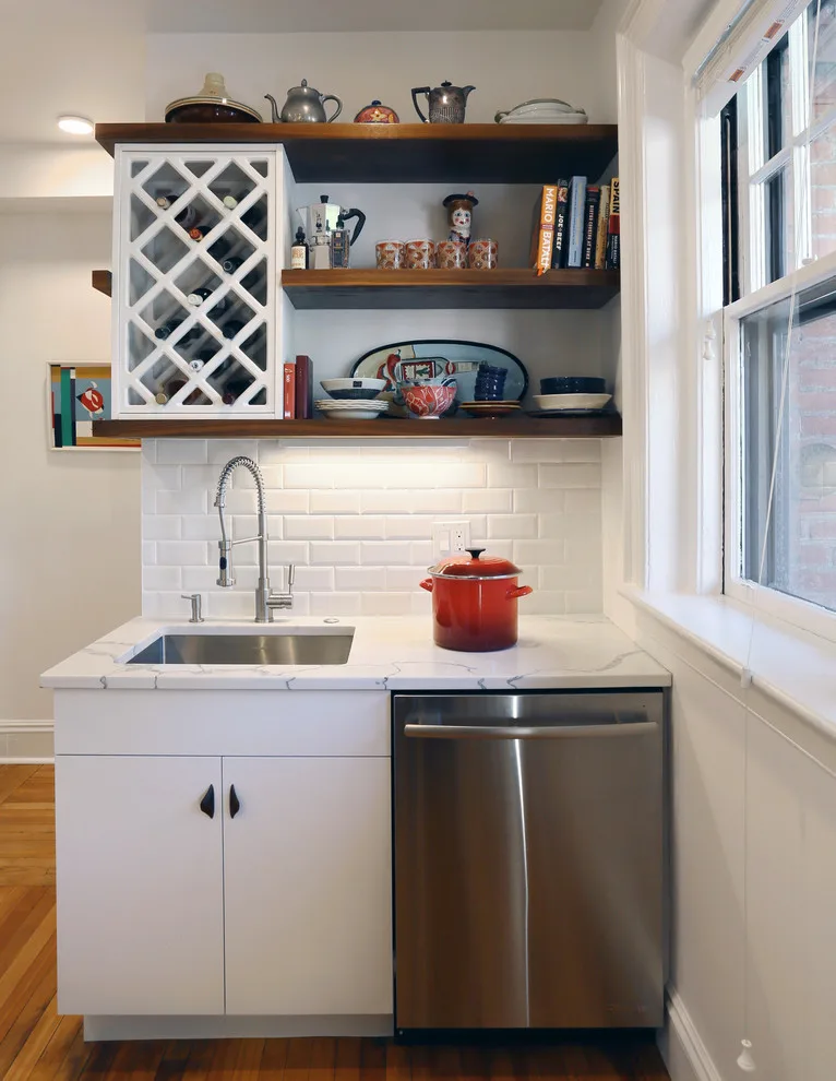 Brookline Kitchen and Bathrooms Renovation by New England Design & Construction - Photo 4