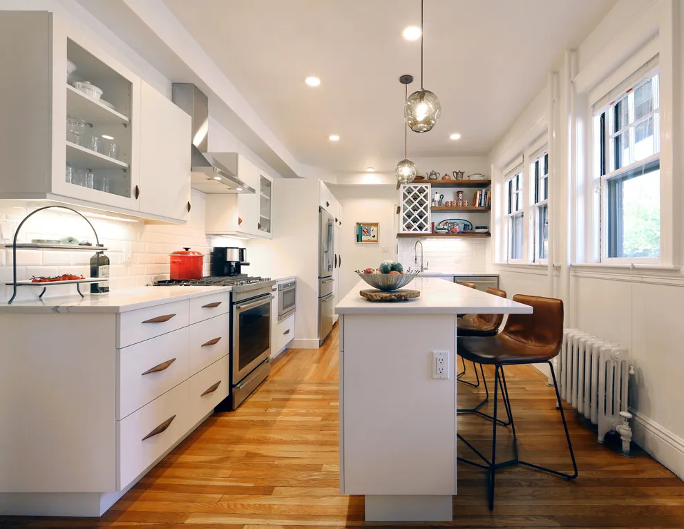 Brookline Kitchen and Bathrooms Renovation by New England Design & Construction - Photo 8