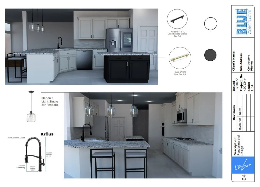 Modern Small Kitchen Renovation in Cypress by Blue Contracts LLC - Photo 4