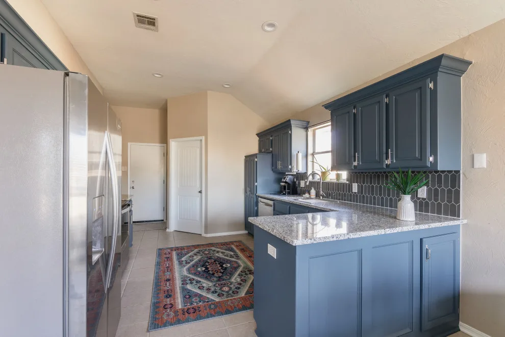 Blue Cabinet Kitchen by Ten Key Home & Kitchen Remodels - Photo 3