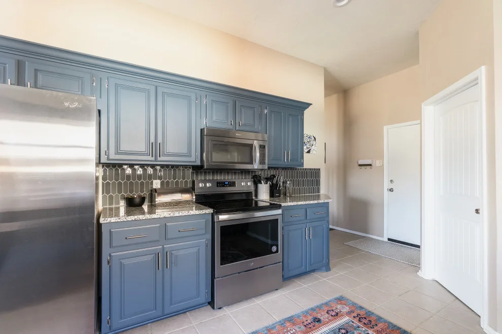 Blue Cabinet Kitchen by Ten Key Home & Kitchen Remodels - Photo 9