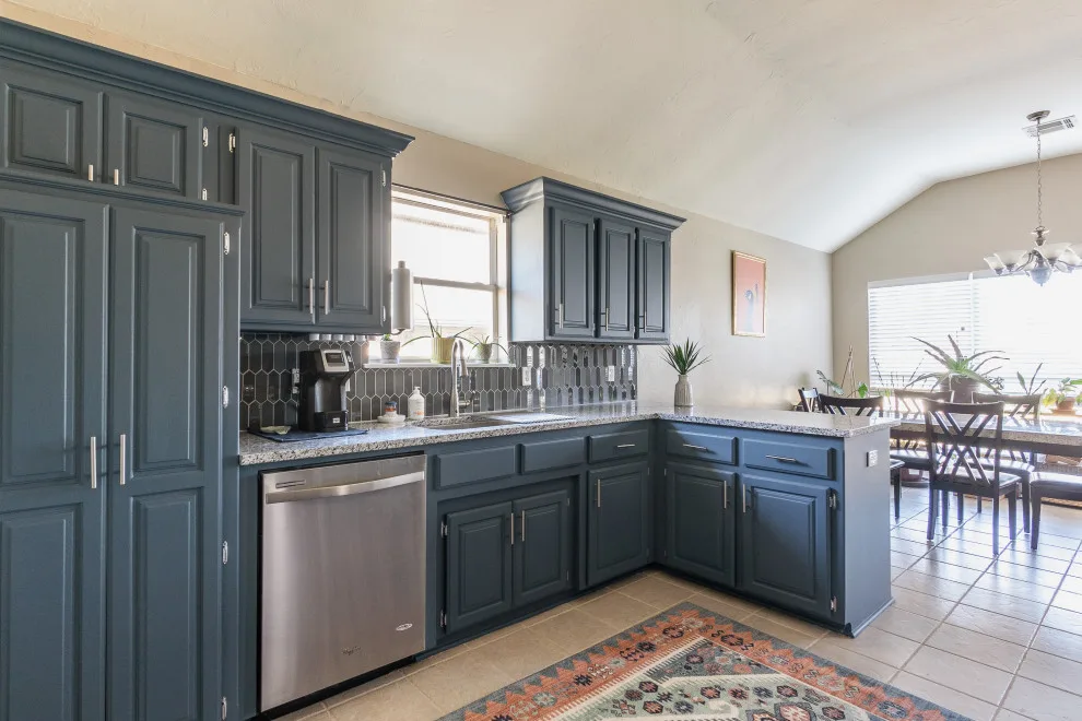 Blue Cabinet Kitchen by Ten Key Home & Kitchen Remodels - Photo 7