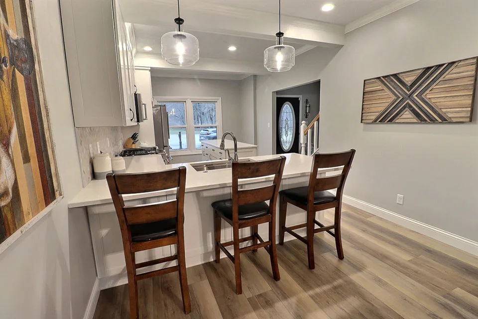 Lafayette, IN L-Shaped Kitchen Renovation by Riverside Construction, LLC - Photo 7