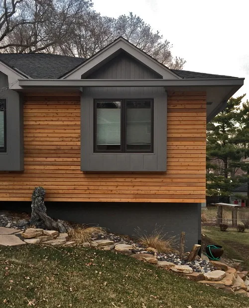Midtown Omaha NE Natural Cedar Exterior Siding Facade by Workshop Unknown Co. - Photo 4