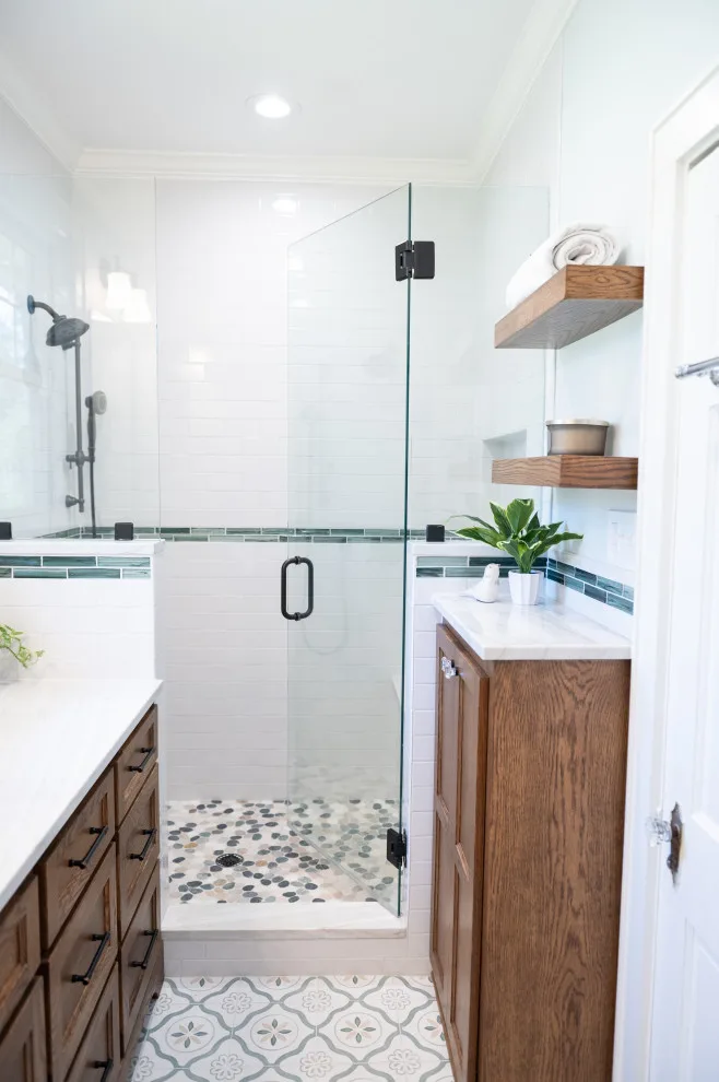 Lake House Main Bathroom by Jackson Construction, Inc. - Photo 2