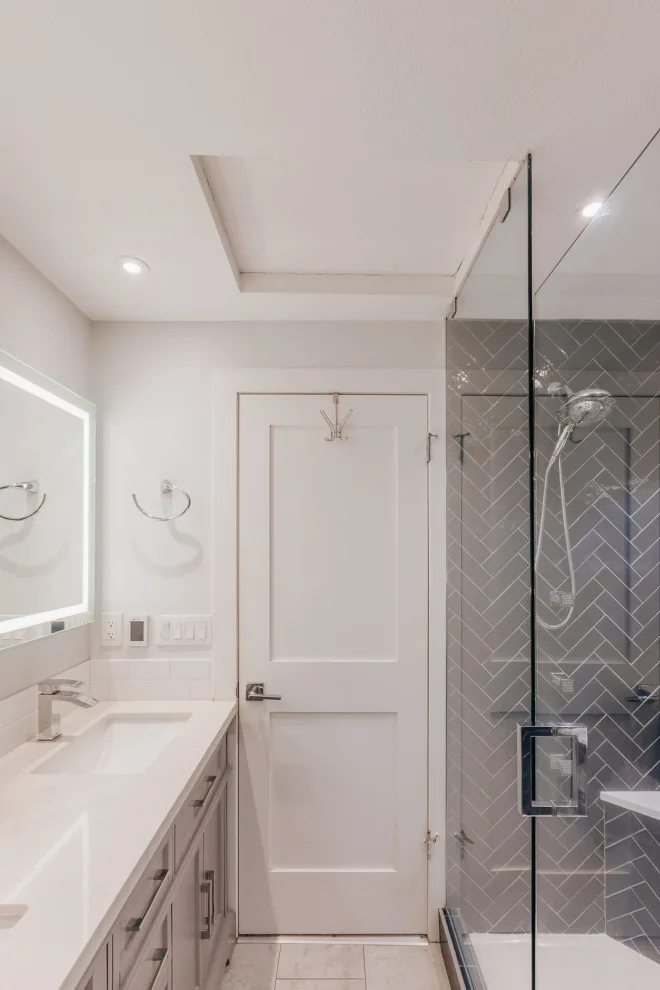 Custom Tile Shower in Lake Oswego by Lamont Bros. Design & Construction - Photo 13