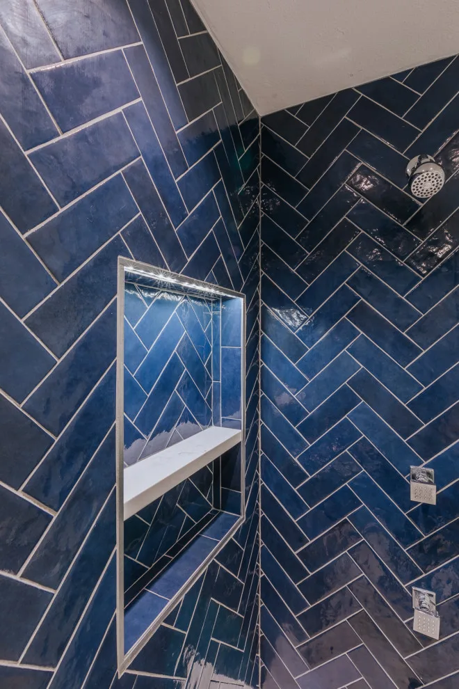 Custom Tile Shower in Lake Oswego by Lamont Bros. Design & Construction - Photo 12