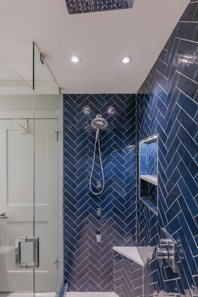 Custom Tile Shower in Lake Oswego by Lamont Bros. Design & Construction - Photo 5
