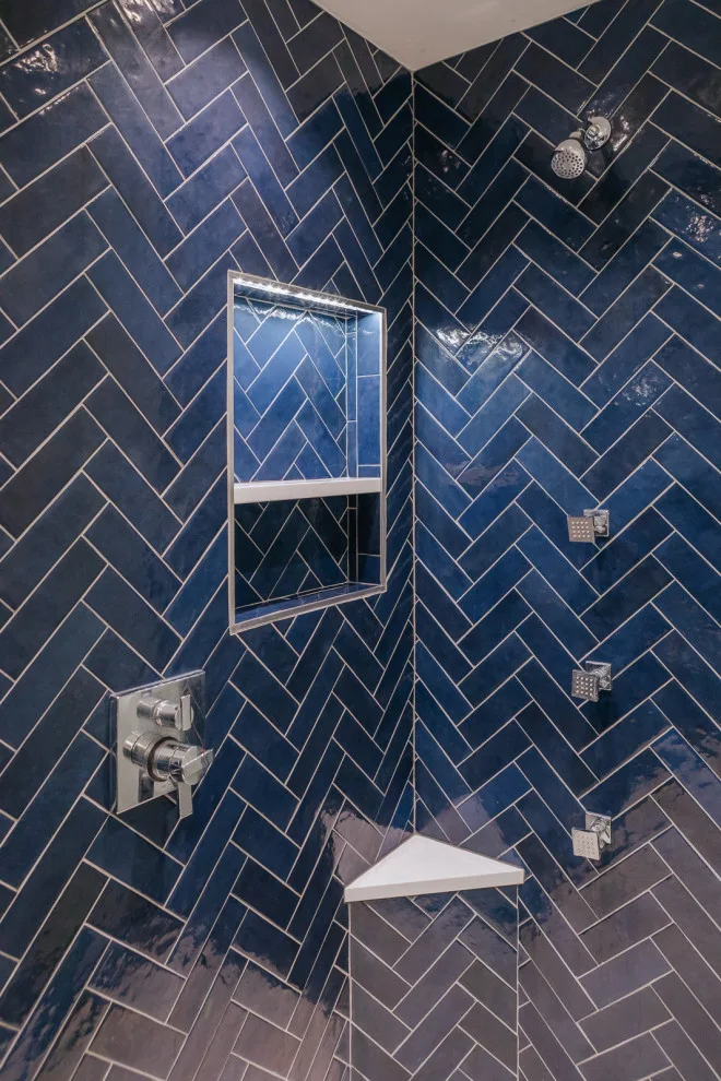 Custom Tile Shower in Lake Oswego by Lamont Bros. Design & Construction - Photo 15