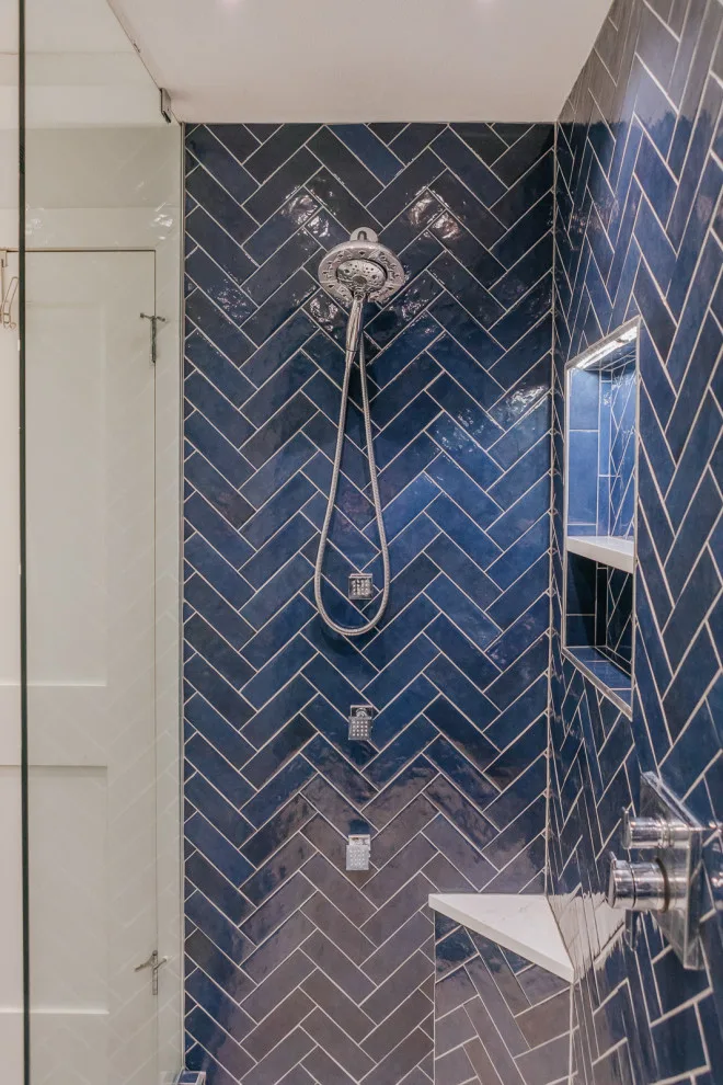 Custom Tile Shower in Lake Oswego by Lamont Bros. Design & Construction - Photo 2