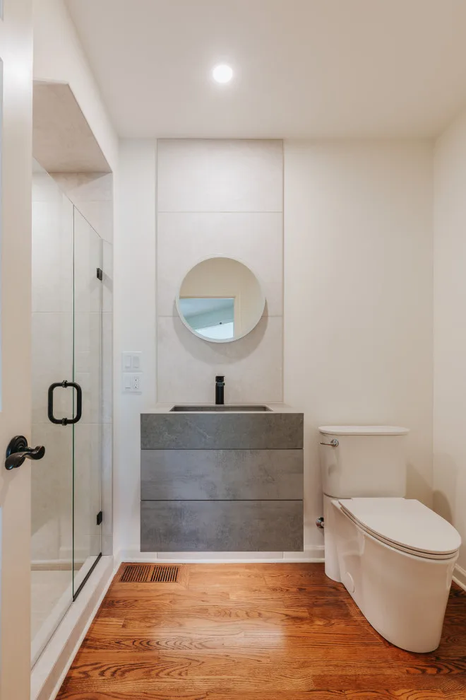 Lake Oswego Contemporary Bathroom Renovation for Two by Lamont Bros. Design & Construction - Photo 7