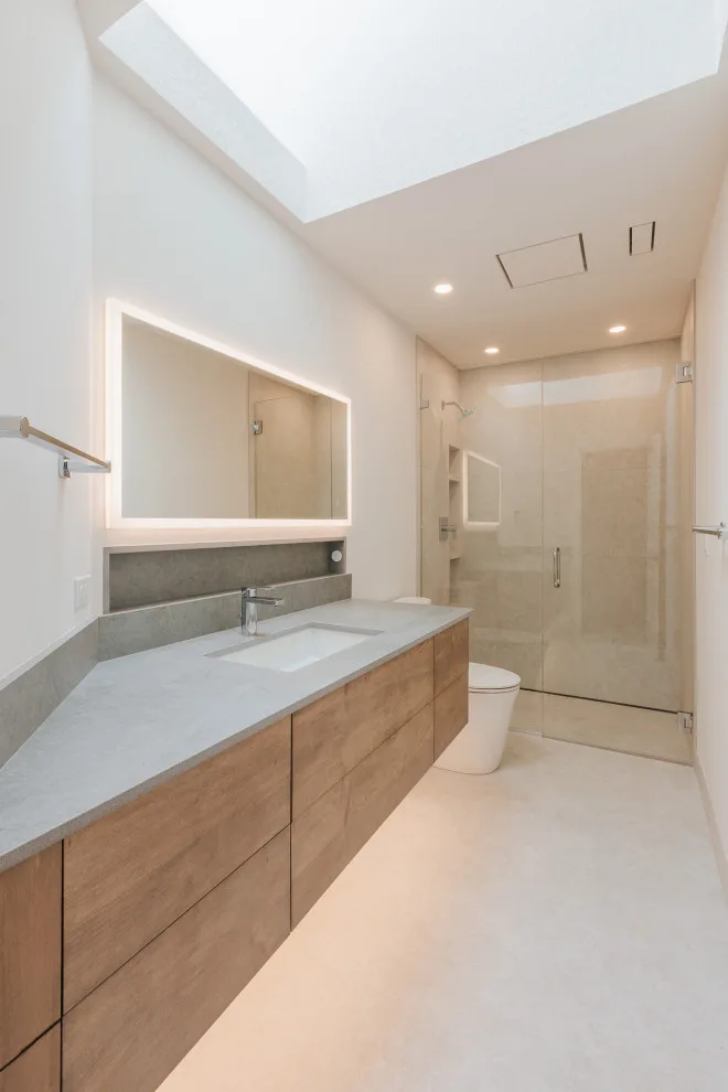 Lake Oswego Contemporary Bathroom Renovation for Two by Lamont Bros. Design & Construction - Photo 16