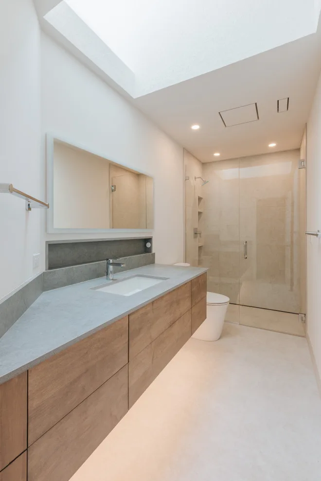 Lake Oswego Contemporary Bathroom Renovation for Two by Lamont Bros. Design & Construction - Photo 2