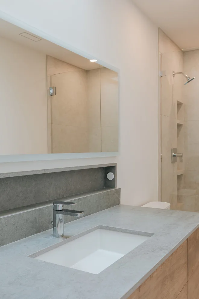 Lake Oswego Contemporary Bathroom Renovation for Two by Lamont Bros. Design & Construction - Photo 15