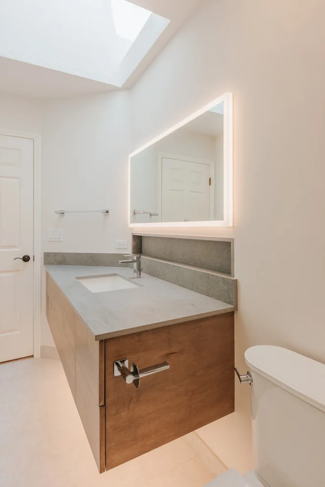 Lake Oswego Contemporary Bathroom Renovation for Two by Lamont Bros. Design & Construction - Photo 5