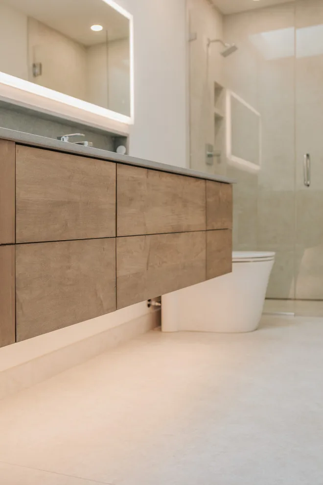 Lake Oswego Contemporary Bathroom Renovation for Two by Lamont Bros. Design & Construction - Photo 13
