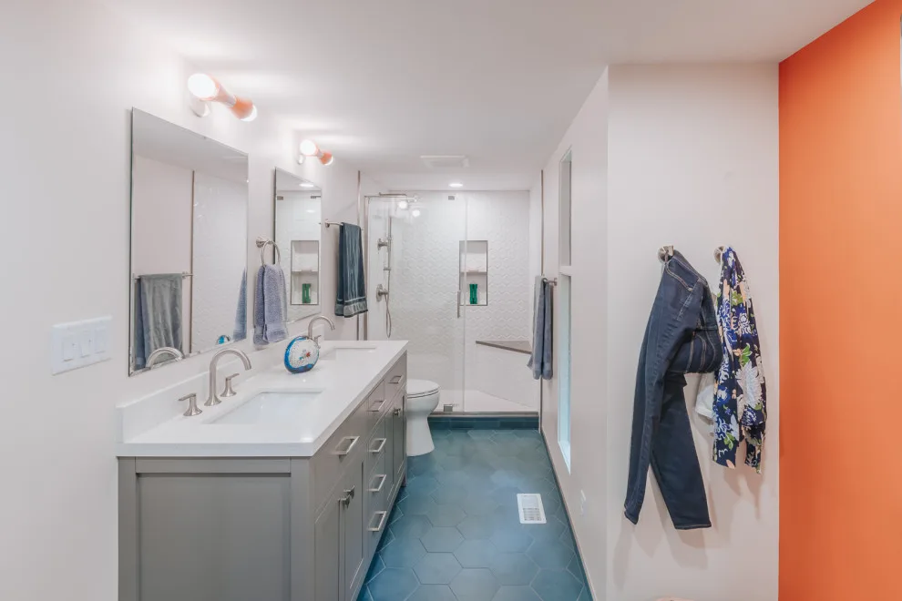 Oswego Lake Simple Bathroom Renovation by Lamont Bros. Design & Construction - Photo 12