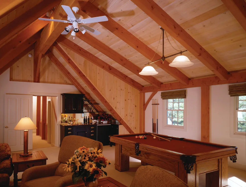 Timber Frame House at Lake Sunapee by Davis Frame Company - Photo 5