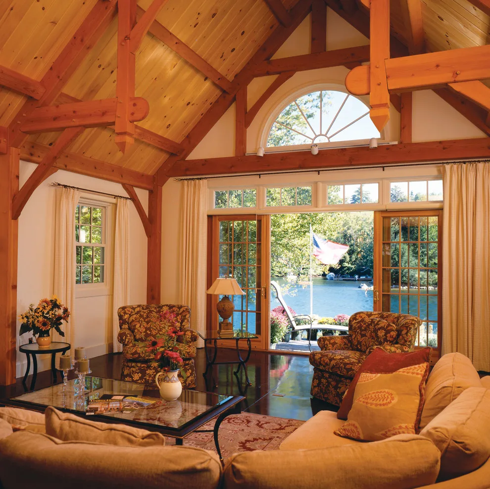 Timber Frame House at Lake Sunapee by Davis Frame Company - Photo 3
