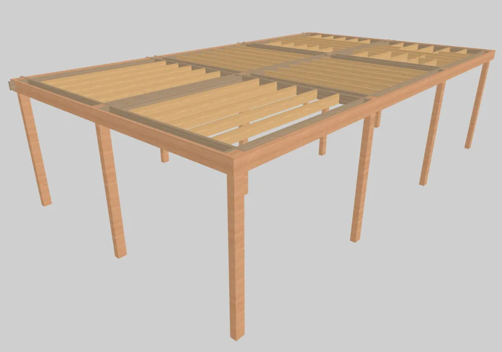 16x30' Tailored Pergola Design by 1 Handy Craftsman - Photo 3