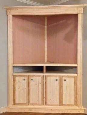 Bespoke Tall Corner Media Cabinet by The Home Remedy Rx - Photo 2