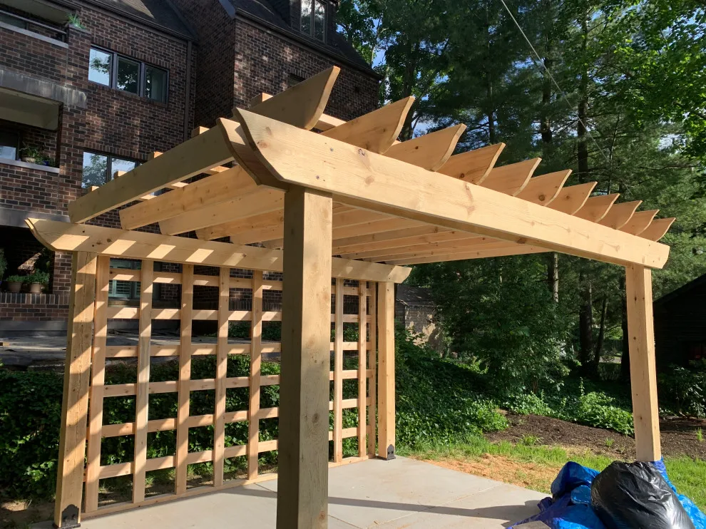 Personalized White Cedar Pergola by Longing Woodworks Company - Photo 3