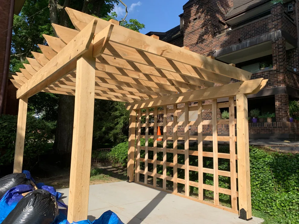 Personalized White Cedar Pergola by Longing Woodworks Company - Photo 2
