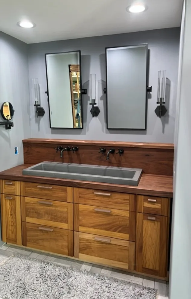 master bathroom renovation in New Bern by Build It Right Woodworking - Photo 3