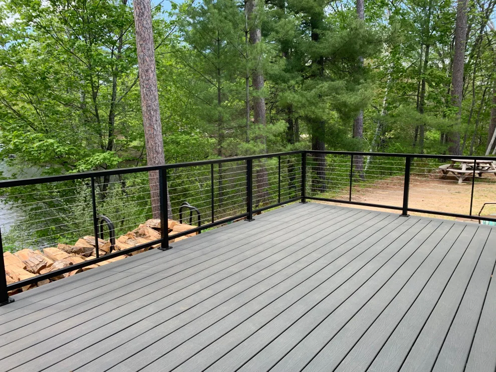 Decking with cable railing composite material by Nightingale Carpentry And Painting LLC - Photo 4