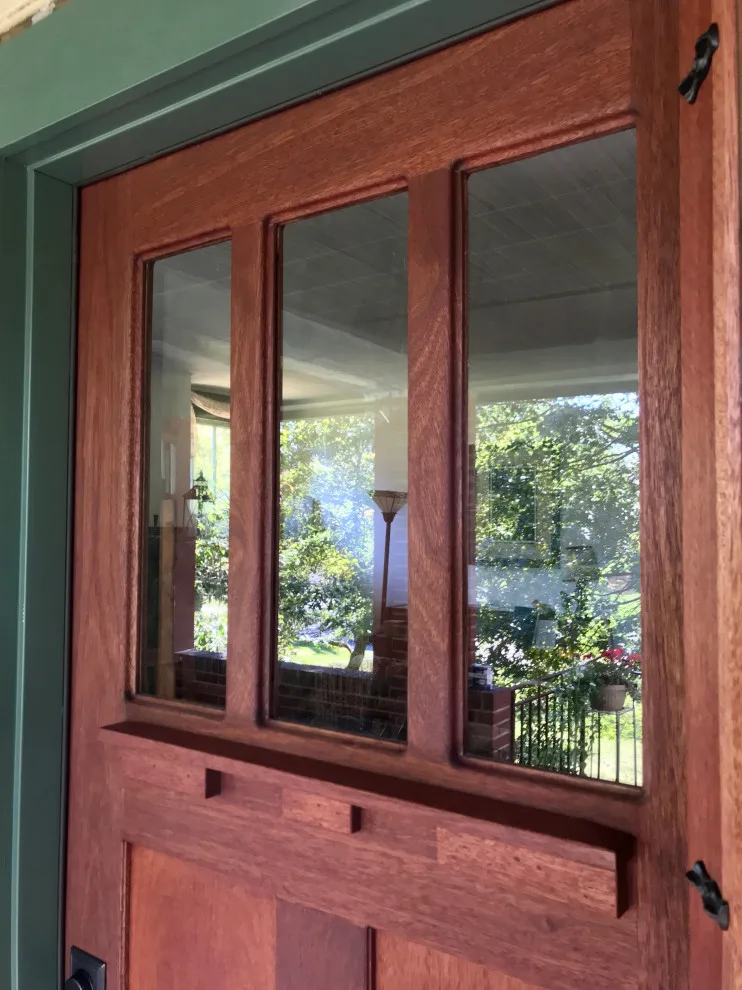 Bespoke Mahogany Artisan Door by Longing Woodworks Company - Photo 3