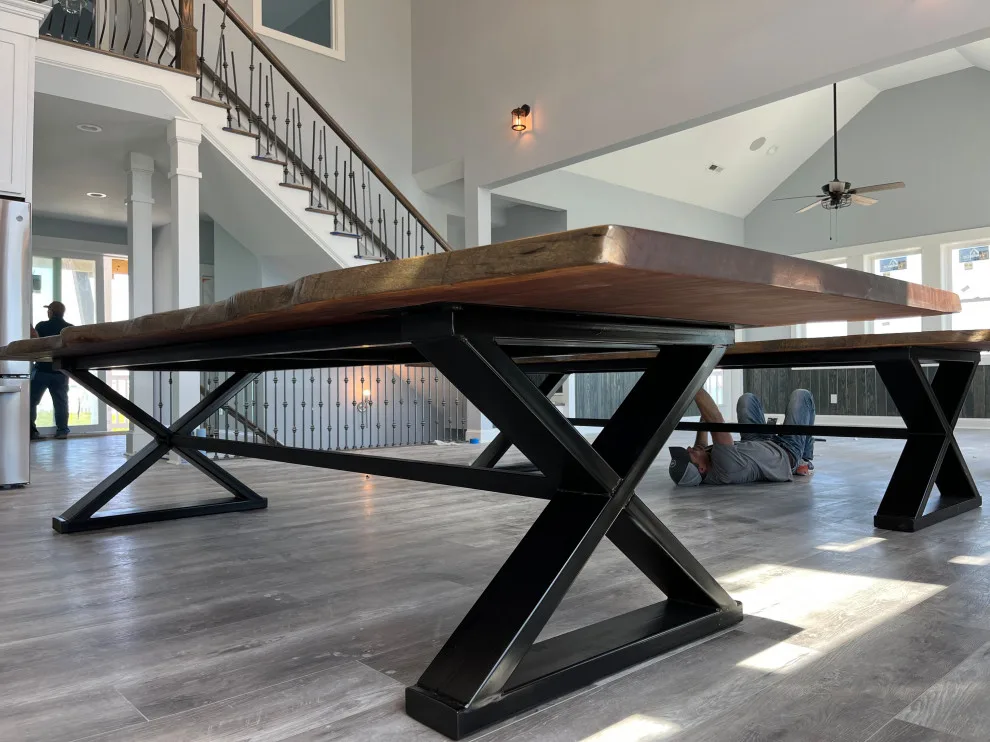 Topsail Beach House Dual Dining Table by Build It Right Woodworking - Photo 9