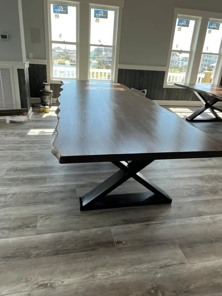 Topsail Beach House Dual Dining Table by Build It Right Woodworking - Photo 4