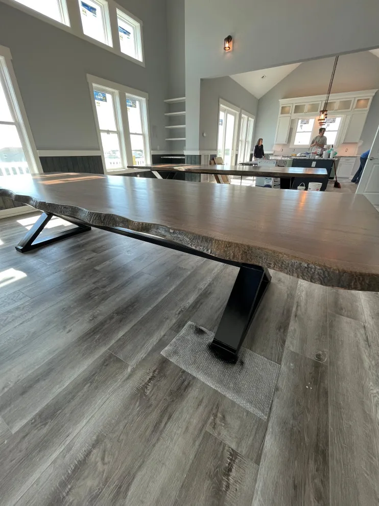 Topsail Beach House Dual Dining Table by Build It Right Woodworking - Photo 2