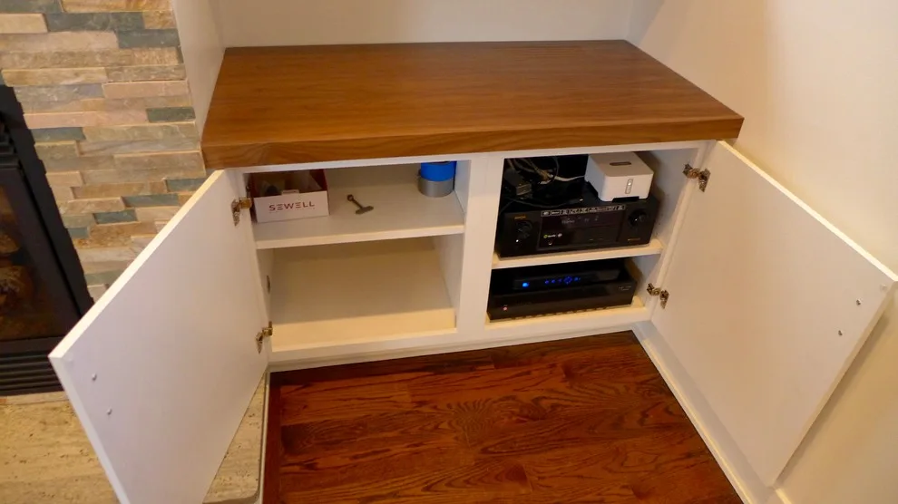 Walnut media console by Nest Construction - Photo 3