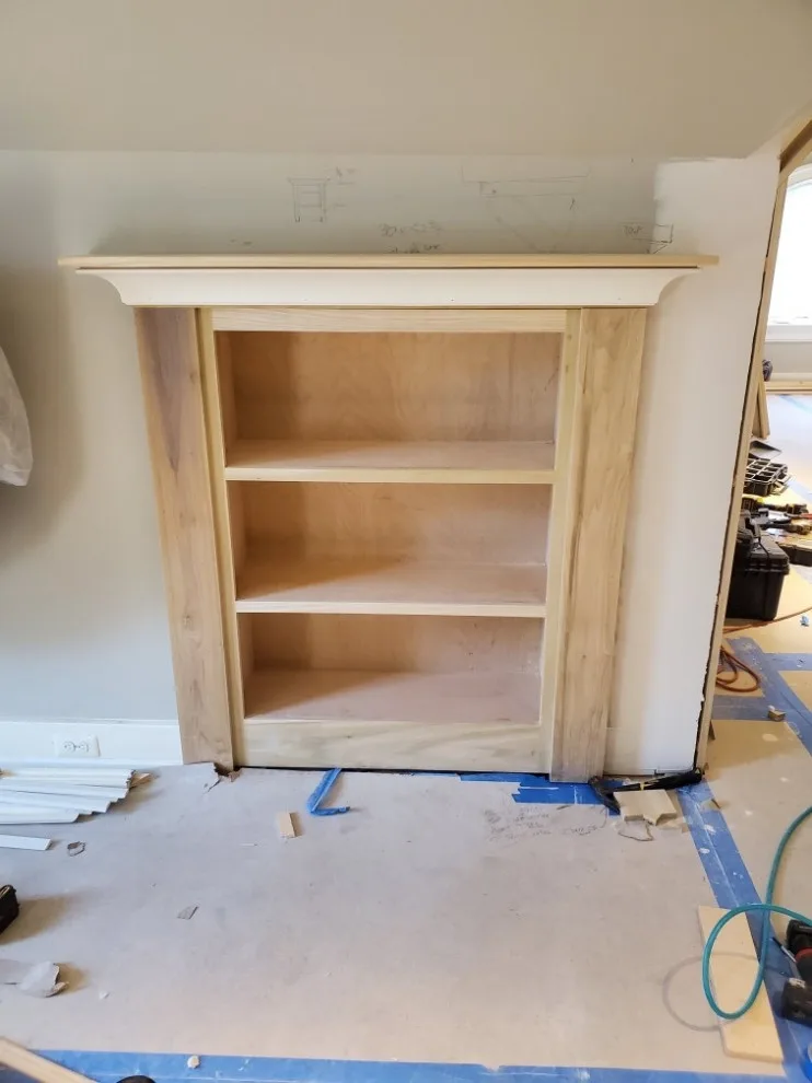 Concealed Storage Bookshelf by Multi Drywall & Partition, LLC - Photo 2