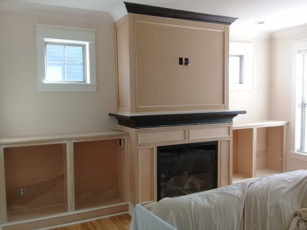 Constructing a fireplace by Metafuni Construction Interior Design - Photo 11
