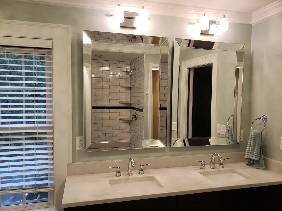 Elegant Monochrome Bathroom by CJC Carpentry, LLC - Photo 4