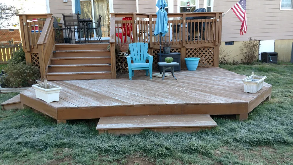 Chesterfield deck restoration and staining project by Danny R Ammons Jr Construction - Photo 11