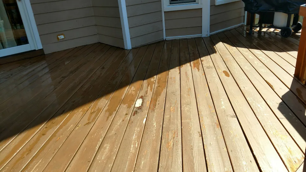 Chesterfield deck restoration and staining project by Danny R Ammons Jr Construction - Photo 12