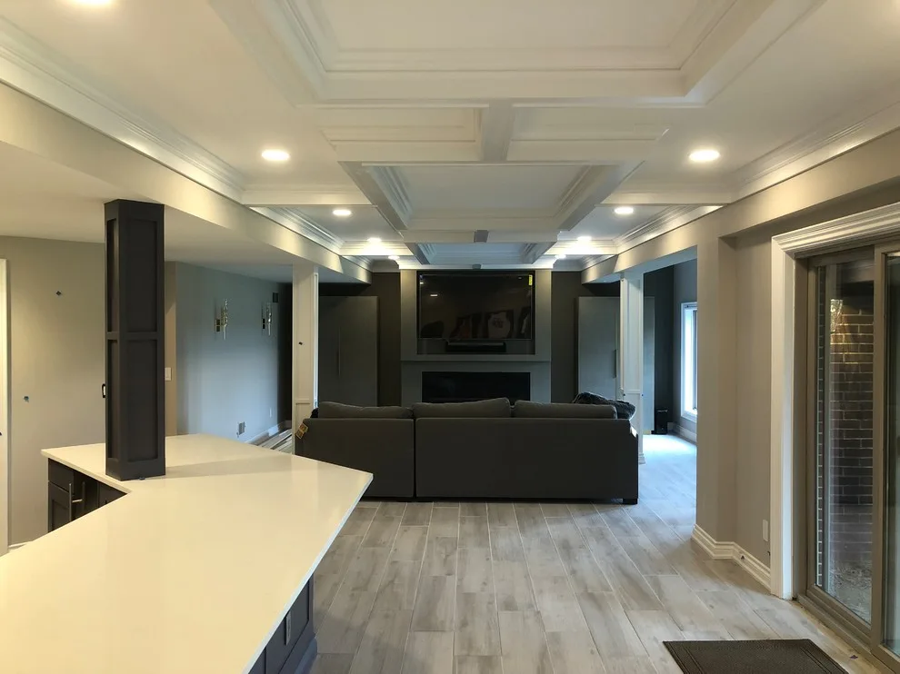 Clarkston, Michigan – Basement Framing and Wall Installation by Multi Drywall & Partition, LLC - Photo 3